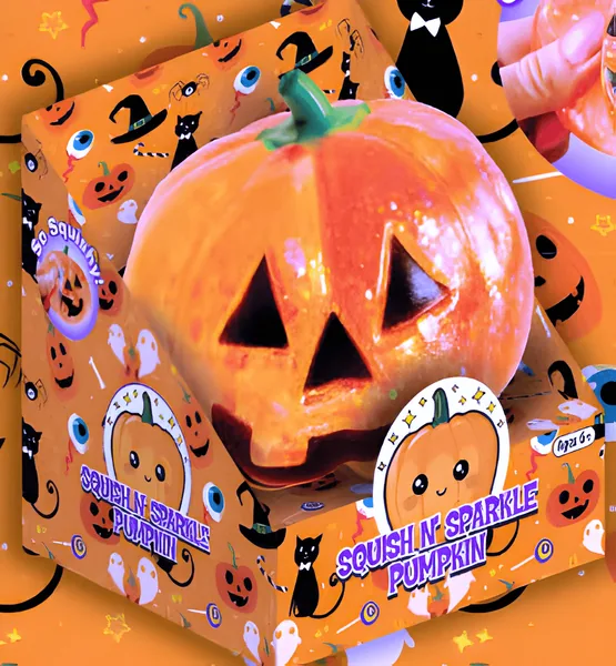 Squish and Sparkle Pumpkin