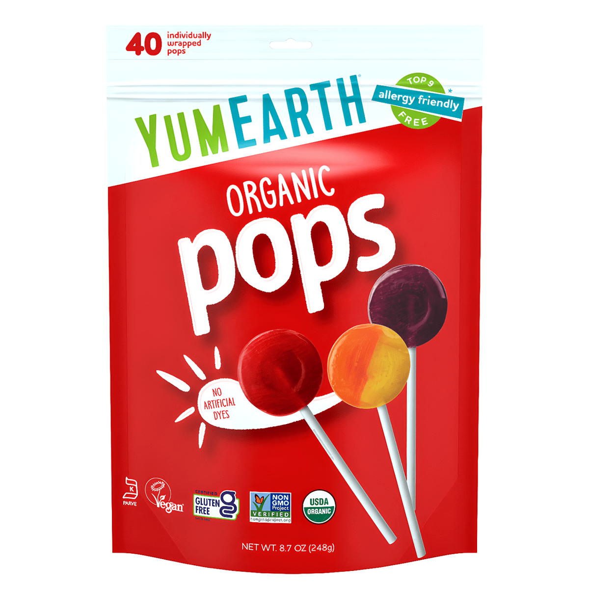 YumEarth Organic Lollipops 40 Pops