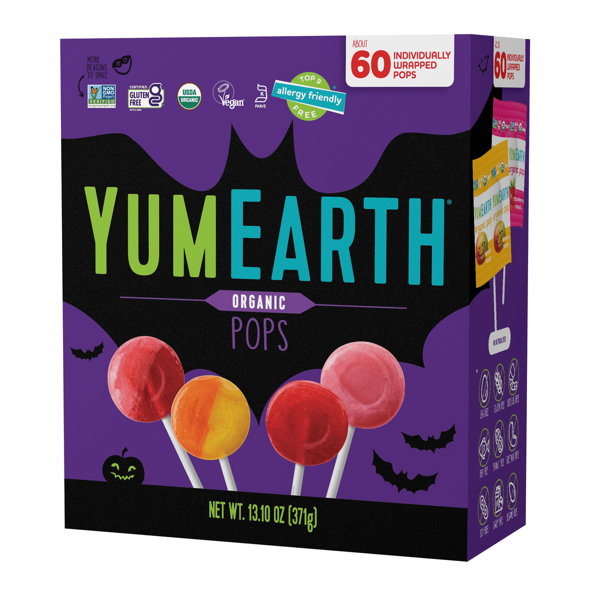 YumEarth Halloween Pops 60ct